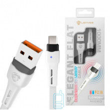 USB Кабель Lenyes LC906v micro USB белый