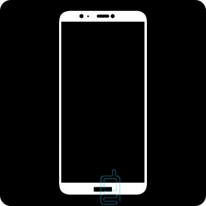 Захисне скло Full Screen Huawei P Smart, Enjoy 7s white тех.пакет