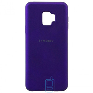 Чехол Silicone Case Full Samsung J2 Core 2018 J260 фиолетовый