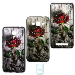 Чехол-накладка Flower Case Samsung J3 2017 J330 Bark Rose