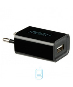 Мережевий зарядний пристрій Meizu 1USB 1.5A без уп. black