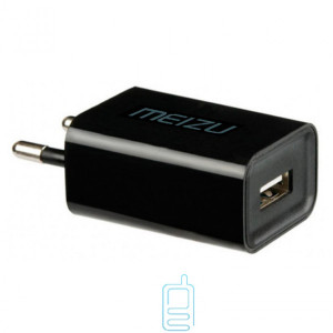 Мережевий зарядний пристрій Meizu 1USB 1.5A без уп. black