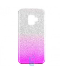 Чохол силіконовий Shine Samsung A6 2018 A600 градієнт рожевий