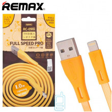 USB кабель Remax RC-090i Full Speed ​​Pro Lightning 1m золотистий