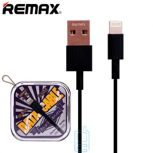 USB кабель Remax RC-120i Chaino Lightning черный