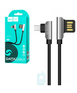 USB кабель Hoco U42 ″Exquisite steel″ micro USB 1.2m черный