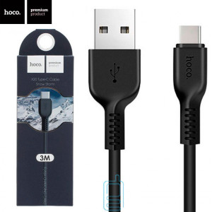 USB кабель Hoco X20 ″Flash″ Type-C 3m черный