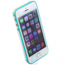 Чехол-бампер Apple iPhone 5 Vser голубой