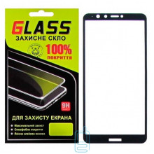 Защитное стекло Full Glue Huawei Y9 2018, Enjoy 8 Plus black Glass