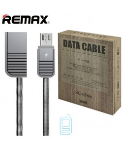 USB Кабель Remax Linyo RC-088m micro USB сріблястий
