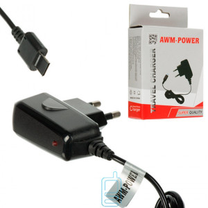 Сетевое зарядное устройство AWM Power 0.8A Samsung D800 black
