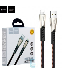 USB кабель Hoco U48 ″Superiror Speed″ Apple Lightning 1.2m черный