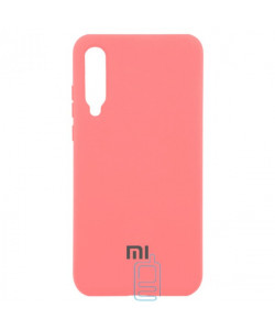 Чехол Silicone Case Full Xiaomi Mi 9 розовый