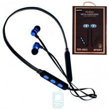 Bluetooth наушники с микрофоном Remax SN-001 синие