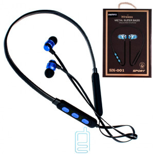 Bluetooth навушники з мікрофоном Remax SN-001 сині