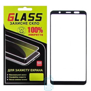 Захисне скло Full Glue Samsung A6 Plus 2018 A605 black Glass