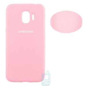 Чохол Silicone Cover Full Samsung J2 2018 J250, J2 Pro 2018 рожевий