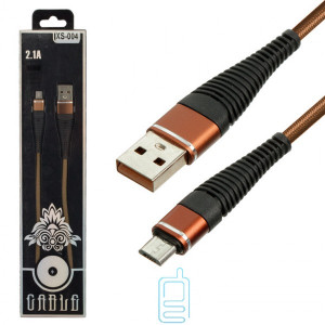 USB Кабель XS-004 micro USB коричневий