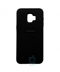 Чехол Silicone Case Full Samsung J2 Core 2018 J260 черный