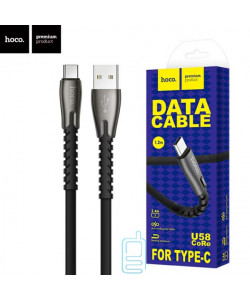 USB кабель Hoco U58 "Core" Type-C 1.2m чорний