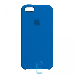 Чехол Silicone Case Apple iPhone 5, 5S светло-синий 03