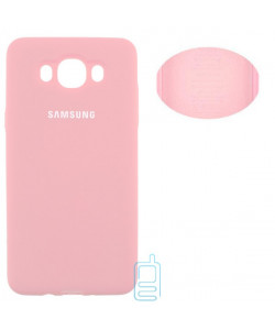 Чехол Silicone Cover Full Samsung J7 2016 J710 розовый