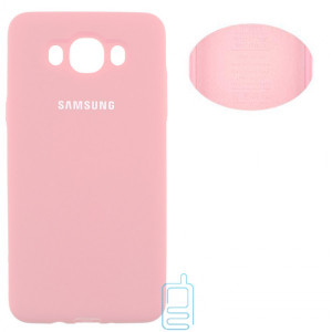 Чохол Silicone Cover Full Samsung J7 2016 J710 рожевий