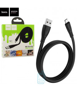 USB Кабель Hoco X42 "Soft Silicone" micro USB 1М чорний