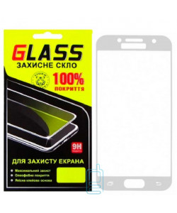 Защитное стекло Full Screen Samsung A3 2017 A320 white Glass