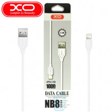 USB кабель XO NB8 Apple Lightning 1m белый