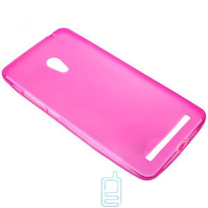 Чехол силиконовый цветной ASUS ZenFone 6 розовый
