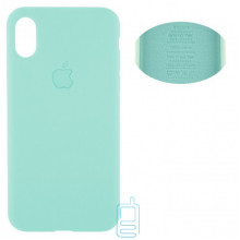 Чохол Silicone Cover Full Apple iPhone X, iPhone XS 5.8 бірюзовий