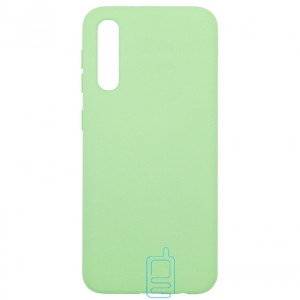 Чехол Silicone Cover Full Samsung A70 2019 A705 салатовый