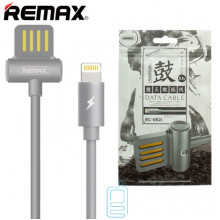USB Кабель Remax Waist Drum RC-082i Lightning сірий