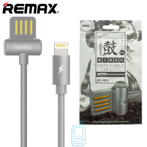 USB Кабель Remax Waist Drum RC-082i Lightning сірий