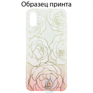 Чехол Apple iPhone XR roses