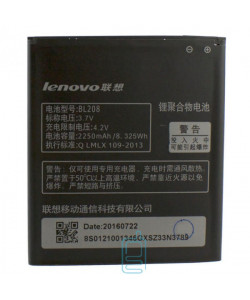 Акумулятор Lenovo BL208 2250 mAh S920 AAAA / Original тех.пакет