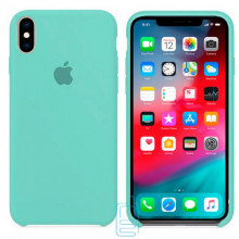 Чехол Silicone Case Apple iPhone XS Max бирюзовый 21