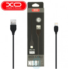 USB кабель XO NB8 Apple Lightning 1m черный