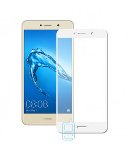 Защитное стекло Full Screen Huawei Y7 2017 white тех.пакет