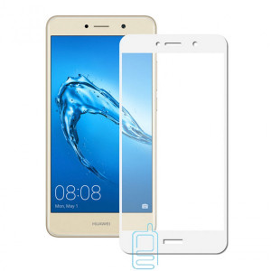 Защитное стекло Full Screen Huawei Y7 2017 white тех.пакет
