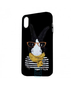 Чехол Creative TPU+PC Apple iPhone X, XS Rabbit black