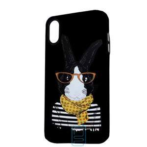 Чехол Creative TPU+PC Apple iPhone X, XS Rabbit black