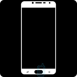 Защитное стекло Full Screen Samsung J4 2018 J400 white тех.пакет