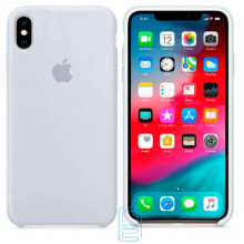 Чохол Silicone Case Apple iPhone X, XS сіро-блакитний 26