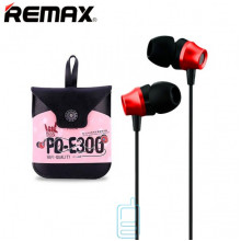Навушники з мікрофоном Remax Proda PD-E300 чорно-червоні