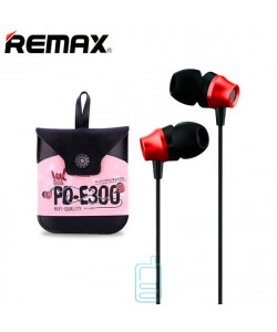 Навушники з мікрофоном Remax Proda PD-E300 чорно-червоні