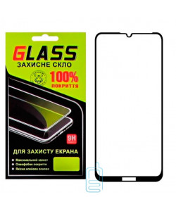 Захисне скло Full Glue Huawei Y7 2019, Y7 Pro 2019 black Glass