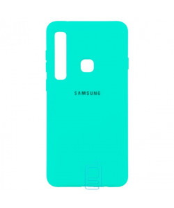 Чехол Silicone Case Full Samsung A9 2018 A920 бирюзовый