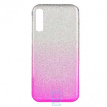 Чехол силиконовый Shine Samsung A7 2018 A750 градиент розовый